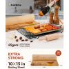 imagekatbite 135Pcs 45 gsm PopUp Parchment Paper Sheets Heavy Duty ampamp Nonstick10x15 In Precut Unbleached Parchment Paper for Baking PopUp Paper Dispenser for Cooking Wrapping Spacesaving10x15inch135 PcsW