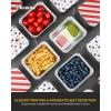 imagekatbite 50 Count 1 Lb16 Oz Aluminum Pans 5quotX4quot Mini Aluminum Pans With Lids Disposable Aluminum Foil Pans Small Aluminum Pans With Lids  Perfect For Catering Meal Prep Baking Freezer Safe