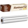 imageKatbite Aluminum Foil Roll Heavy Duty 12inx150ft 30 Micron Thick Strong Foils Aluminum Roll with Cutter for Home Cooking Catering Grilling150Sqft177inWideX525SQFT