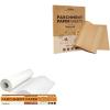 imageKatbite Parchment Paper Roll 15 IN ampamp Parchment Paper Sheets 200 Pcs Performance Series 12x16IN