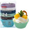 imageKatbite Silicone Cupcake Liners 24 Pack  Nonstick Silicone Muffin Liners Set Thick ampamp Heavy Duty Cupcake Molds  Perfect for Party Halloween Christmas Bakery Supplies MulticolorSoft Pale 24