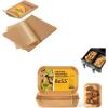 imageKatbite Unbleached Parchment Paper Baking Sheets 120Pcs 12x16 Inch ampamp Katbite 100PCS Air Fryer Liners Disposable 8x55