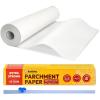 imageKatbite Unbleached Parchment Paper Roll 15in x 242ft 300 SqFt NonStick with Serrated Cutter for Baking Cooking Air FryerWhite