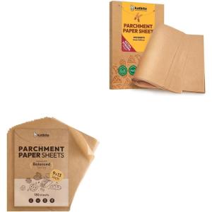 imageKatbite 130 Pcs Parchment Paper Sheets Balanced Series 9x13 ampamp Katbite 200 Pcs Parchment Paper Sheets Advanced Series 9x13