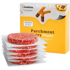 imageKatbite 200PCS 12x16 In Heavy Duty Flat Parchment Paper Parchment Paper Sheets for Baking Cookies Cooking Frying Air Fryer Grilling Rack Oven12x16 InchAdvanced Series1000 Count Pack of 1
