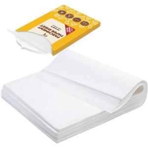 imageKatbite 200PCS 12x16 In Heavy Duty Flat Parchment Paper Parchment Paper Sheets for Baking Cookies Cooking Frying Air Fryer Grilling Rack Oven12x16 InchAdvanced Series12x16300