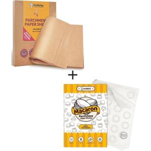 imageKatbite 200Pcs 12x16 In Unbleached Parchment Paper ampamp Macaron Paper Sheets
