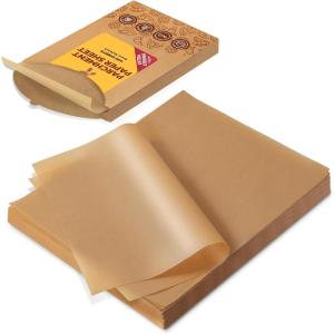 imageKatbite 200Pcs 9x13 inch Heavy Duty Unbleached Parchment Paper Parchment Paper Sheets for Baking Cookies Cooking Frying Air Fryer Grilling Rack Oven9x13 Inch12x16400