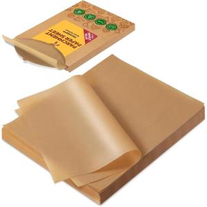 imageKatbite 200Pcs 9x13 inch Heavy Duty Unbleached Parchment Paper Parchment Paper Sheets for Baking Cookies Cooking Frying Air Fryer Grilling Rack Oven9x13 Inch9x13350