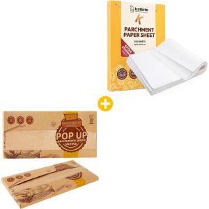 imagePop up parchment paper sheets 10x15 in ampamp Unbleached parchment paper sheets 12x16 in