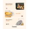 imageDisposable Ramekins with Lids  Katbite 60 Pack 5oz Aluminum Foil Cupcake Baking Cups Muffin Tins for Creme Brulee Desserts Baking  GoldGold