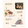 imageDisposable Ramekins with Lids  Katbite 60 Pack 5oz Aluminum Foil Cupcake Baking Cups Muffin Tins for Creme Brulee Desserts Baking  GoldRose Gold