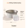 imageDisposable Ramekins with Lids  Katbite 60 Pack 5oz Aluminum Foil Cupcake Baking Cups Muffin Tins for Creme Brulee Desserts Baking  GoldSilver