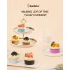 imageDisposable Ramekins with Lids  Katbite 60 Pack 5oz Aluminum Foil Cupcake Baking Cups Muffin Tins for Creme Brulee Desserts Baking  GoldSilver