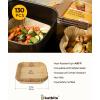 imageKatbite 15in x 242ft Unbleached Parchment Paper Roll ampamp Square Air Fryer Liners 8 inch 130pcs