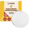 imageKatbite 200 Pcs Parchment Paper Square and Round