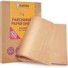 imageKatbite 200Pcs 12x16 In Unbleached Parchment Paper for Baking Precut ampamp 2 Value Pack 15in x 242ft 300 SqFt White Parchment Paper Roll for Baking