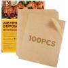 imageKatbite Air Fryer Disposable Paper Liners  Katbite 130 Pcs Parchment Paper Sheets