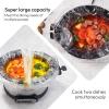 imageKatbite Crock Pot Liners Heavy Duty PopUp Slow Cooker Liners 13quot X 21quot Large Size Disposable Cooking Bags Regular Fits 385 Quarts Suitable for Oval ampamp Round ampamp Retangular Crock Pot 50 Count50 Count 13 X 21