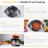 imageKatbite Crock Pot Liners Heavy Duty PopUp Slow Cooker Liners 13quot X 21quot Large Size Disposable Cooking Bags Regular Fits 385 Quarts Suitable for Oval ampamp Round ampamp Retangular Crock Pot 50 Count25 Count 13 X 21