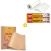 imageKatbite 200Pcs 12x16 In Unbleached Parchment Paper for Baking Precut ampamp 2 Value Pack 15in x 242ft 300 SqFt White Parchment Paper Roll for Baking