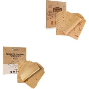 imageKatbite 100Pcs 12 In Food Wrapping Paper New Pattern ampamp Katbite 130Pcs 10 Inch Sandwich Wrapping Paper