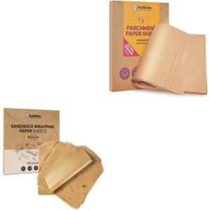 imageKatbite 100Pcs 12 In Food Wrapping Paper New Pattern ampamp Katbite 200Pcs 12x16 In Unbleached Parchment Paper