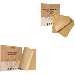 imageKatbite 200 Pcs Parchment Paper Unbleached Baking Paper