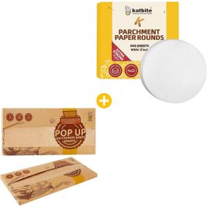 imagePop up parchment paper sheets 10x15 in ampamp parchment paper rounds 8 in