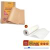 imageKatbite 205 SQ FT Heavy Duty 15inch Parchment Paper Roll ampamp 200Pcs 12x16 In Unbleached Parchment Paper for Baking