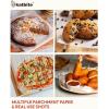imageKatbite 16x24 inch Heavy Duty Parchment Paper Sheets 200Pcs Precut NonStick Full Parchment Sheets for Baking Cooking Grilling Frying and Steaming Full Sheet Baking Pan Liners Advanced Series9x13200
