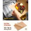 imageKatbite 400Pcs 9x13 inch Heavy Duty Unbleached Parchment Paper Parchment Paper Sheets for Baking Cookies Cooking Frying Air Fryer Grilling Rack Oven9x13 Inch12x16120
