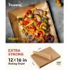 imageKatbite 400Pcs 9x13 inch Heavy Duty Unbleached Parchment Paper Parchment Paper Sheets for Baking Cookies Cooking Frying Air Fryer Grilling Rack Oven9x13 Inch12x16400