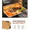imageKatbite 400Pcs 9x13 inch Heavy Duty Unbleached Parchment Paper Parchment Paper Sheets for Baking Cookies Cooking Frying Air Fryer Grilling Rack Oven9x13 Inch12x16400