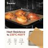 imageKatbite 400Pcs 9x13 inch Heavy Duty Unbleached Parchment Paper Parchment Paper Sheets for Baking Cookies Cooking Frying Air Fryer Grilling Rack Oven9x13 Inch8x12120