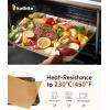 imageKatbite 400Pcs 9x13 inch Heavy Duty Unbleached Parchment Paper Parchment Paper Sheets for Baking Cookies Cooking Frying Air Fryer Grilling Rack Oven9x13 Inch9x13350
