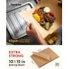 imageKatbite 400Pcs 9x13 inch Heavy Duty Unbleached Parchment Paper Parchment Paper Sheets for Baking Cookies Cooking Frying Air Fryer Grilling Rack Oven9x13 Inch10x15265
