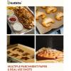 imageKatbite 400Pcs 9x13 inch Heavy Duty Unbleached Parchment Paper Parchment Paper Sheets for Baking Cookies Cooking Frying Air Fryer Grilling Rack Oven9x13 Inch8x12120