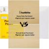 imageKatbite Heavy Duty 12x16 Inch 200Pcs Parchment Paper in 2 packages white and unbleached Precut Parchment Baking Paper for Baking Cookies Bread Meat