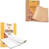 imageKatbite Heavy Duty 12x16 Inch 200Pcs Parchment Paper in 2 packages white and unbleached Precut Parchment Baking Paper for Baking Cookies Bread Meat