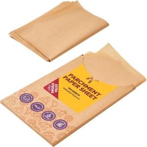 imageKatbite 400Pcs 9x13 inch Heavy Duty Unbleached Parchment Paper Parchment Paper Sheets for Baking Cookies Cooking Frying Air Fryer Grilling Rack Oven9x13 Inch16x24100