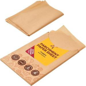 imageKatbite 400Pcs 9x13 inch Heavy Duty Unbleached Parchment Paper Parchment Paper Sheets for Baking Cookies Cooking Frying Air Fryer Grilling Rack Oven9x13 Inch12x1675