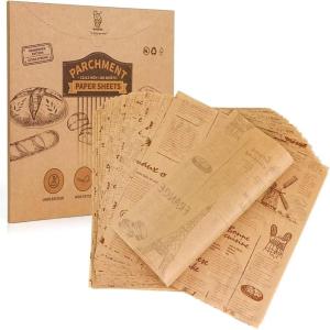 imageKatbite 440 Pcs Parchment Paper Sheets 12x16 Inches Unbleached Baking Paper NonStick for Gently Baking Precut Parchment Paper Suitable for Baking CookingAir Fryer Balanced Series12x12 Inch 100 Pcs