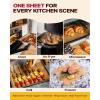 imageKatbite Parchment Paper Sheets PopUp 200 PCS 12x16 Inches Precut Unbleached Baking Parchment Extra Strong Nonstick Nontoxic Heavy Duty Flat Baking Paper for Oven Cooking Grilling Air Fryer12x16 In200Pcs
