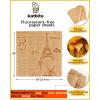 imageKatbite Parchment Paper Sheets 360 PCS 12x16 Inches Precut Unbleached Baking Parchment Nonstick Nontoxic Heavy Duty Flat Baking Paper for Oven Cooking Grilling Air Fryer and Steaming10x10 Inch 130 Pcs