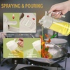 image:imageMarve Airfryer Disposable Paper 8 Inch 100 Pack Non Stick Parchment Paper with 500ml Oil Bottle Round Bleach Liners Free for 58 QT Air Fryer and Spray Bottle