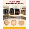 image:imageKatbite 8 Inch Air Fryer Liners Disposable amp 12x16 Inch Pop Up Parchment Paper Sheets