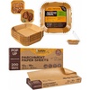 image:imageKatbite 8 Inch Air Fryer Liners Disposable amp 12x16 Inch Pop Up Parchment Paper Sheets