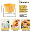 image:imageKatbite 160PCS Cupcake Liners Baking Cup Liner Baking Liners Holders green orange yellow and redGreenyelloworangerose