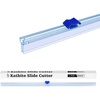 image:imageKatbite Slide Cutter 155 Inch for 155 Inches Plastic Food Wrap Two Way Sliding Cutter for Aluminum Foil Parchment Paper Baking Paper Kitchen